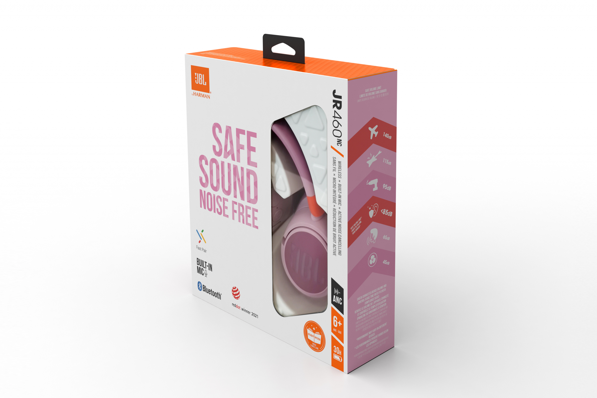 JBL JR460 NC - Over-Ear Kids Headphones - Noise Cancelling - JBL Safe Sound - Picture 16 of 24