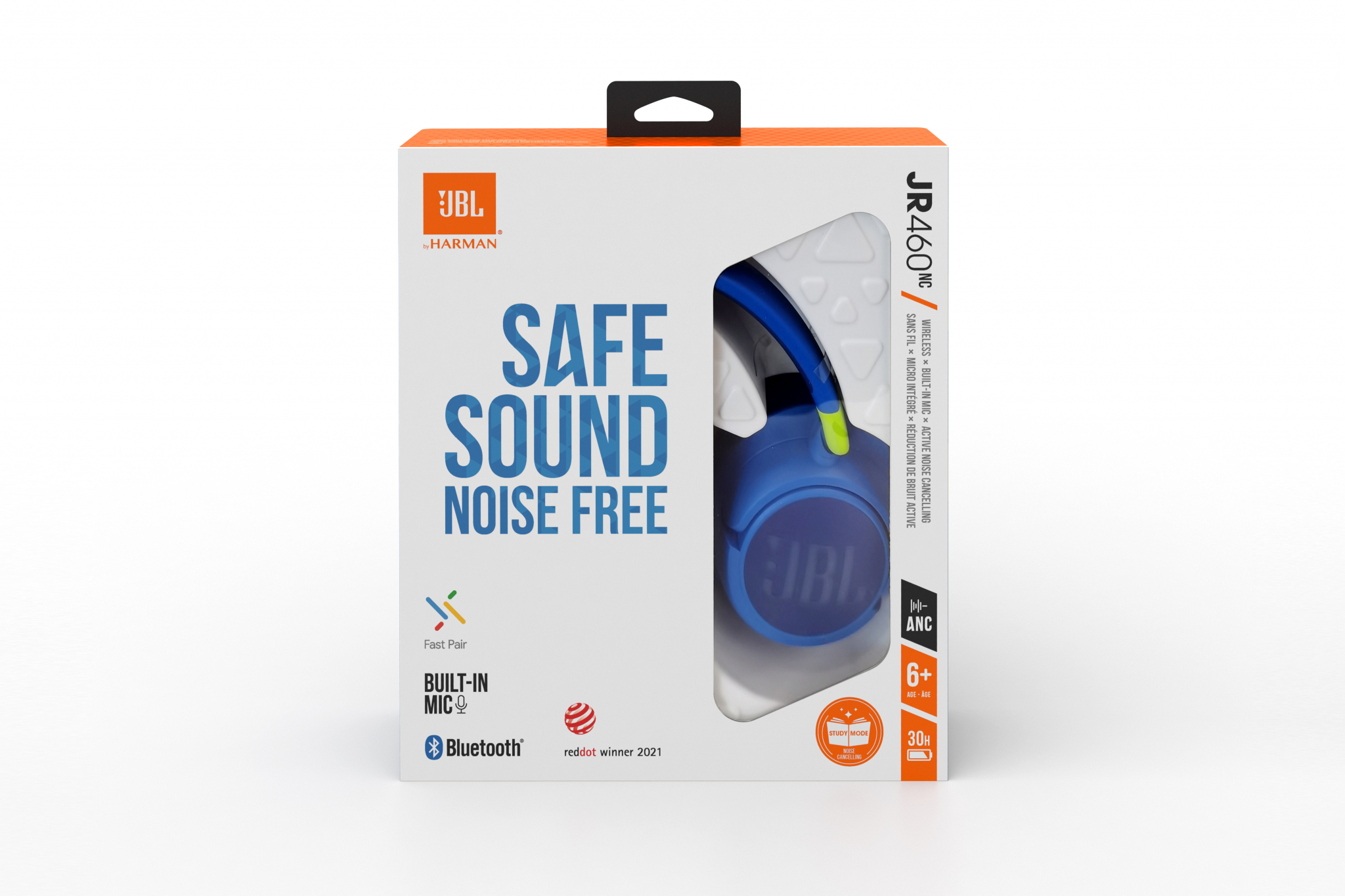 JBL JR460 NC - Over-Ear Kids Headphones - Noise Cancelling - JBL Safe Sound - Picture 7 of 24